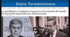 Desktop Screenshot of diariotorredonjimeno.es